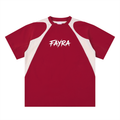 Contrast Panel Cotton T-Shirt