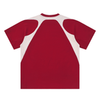 Contrast Panel Cotton T-Shirt